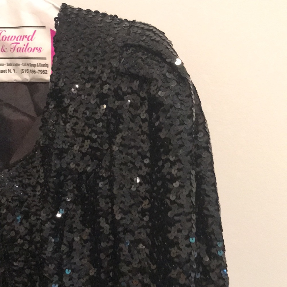 Black Sequin Jacket - image 3